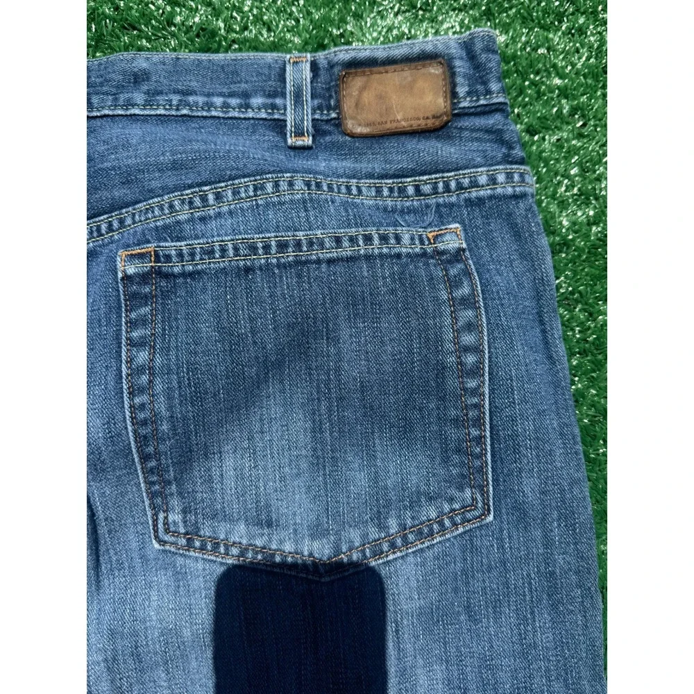 Gap 1969 Loose Fit Mens Jeans 38x32 Medium Wash Blue 100% Cotton Denim